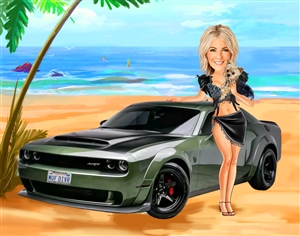 Custom Caricature from Photos for Individuals, Couple, Family, Kids and Group