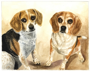 Custom Watercolor Portraits from Photos | Custom Watercolor Painting