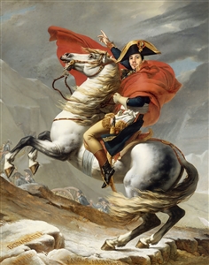 Personalized Masterpiece Napoleon Crossing the Alps from Photo