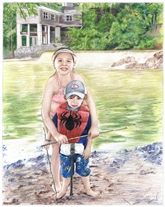 Color Pencil Sketch from Photo | Custom Color Pencil Portrait