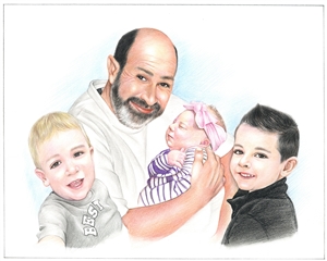 Color Pencil Sketch from Photo | Custom Color Pencil Portrait