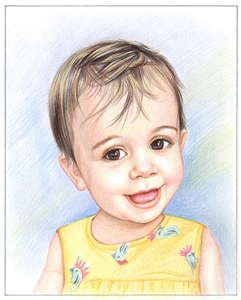Hand Drawn Colored Pencil Portraits from Photos | Colored Pencil Drawings from Photos