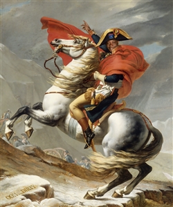 Personalized Masterpiece Napoleon Crossing the Alps from Photo