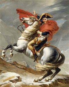 Personalized Masterpiece Napoleon Crossing the Alps from Photo