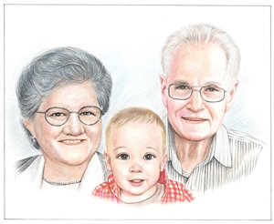 Hand Drawn Colored Pencil Portraits from Photos | Colored Pencil Drawings from Photos