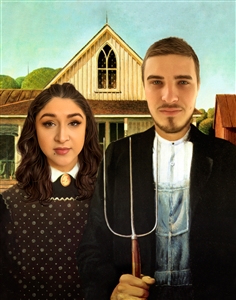 Personalized American Gothic Masterpiece from Photos