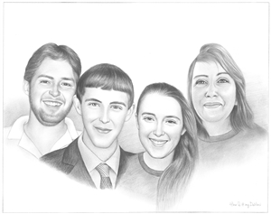 Hand Drawn Pencil Portraits from Photos | Pencil Portrait Drawing | Pencil Sketch Artists