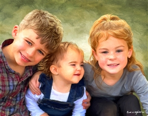 Oil Painting Giclee Portraits from Photos