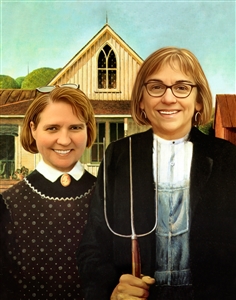 Personalized American Gothic Masterpiece from Photos