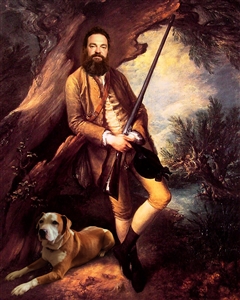 Personalized Masterpiece William and His Dog from Photo
