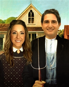 Personalized American Gothic Masterpiece from Photos