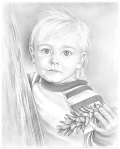 Hand Drawn Pencil Portraits from Photos, Pencil Portrait Drawing