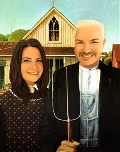 Personalized American Gothic Masterpiece from Photos