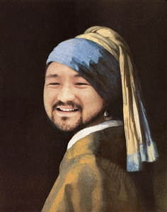 Personalized Renaissance Portrait Girl with a Pearl Earring from Photo