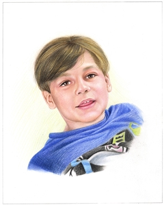 Hand Drawn Colored Pencil Portraits from Photos | Colored Pencil Drawings from Photos