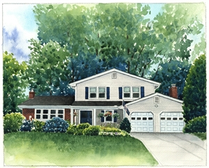 Hand-Painted Watercolor Portraits from Photos | Custom Watercolor Painting from Photo