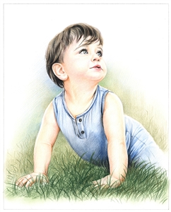 Hand Drawn Colored Pencil Portraits from Photos | Colored Pencil Drawings from Photos