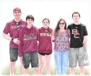 Hand Drawn Colored Pencil Portraits from Photos | Colored Pencil Drawings from Photos