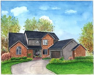 Hand-Painted Watercolor Portraits from Photos | Custom Watercolor Painting from Photo