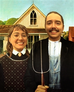 Personalized American Gothic Masterpiece from Photos