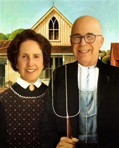 Personalized American Gothic Masterpiece from Photos