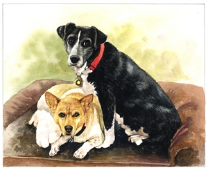 Hand-Painted Watercolor Portraits from Photos | Custom Watercolor Painting from Photo