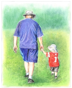 Hand Drawn Colored Pencil Portraits from Photos | Colored Pencil Drawings from Photos