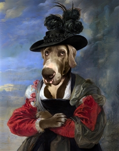 Custom Renaissance Portrait of Susanna Lunden from Photo