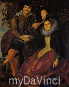 Custom Renaissance Portrait Artist and His Wife from Photos