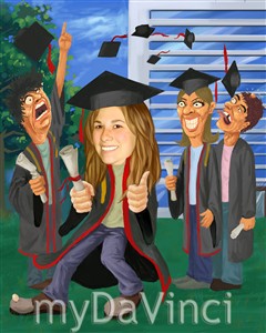 Graduation Caricature from Photo