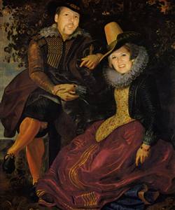 Custom Renaissance Portrait Artist and His Wife from Photos