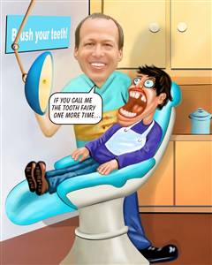 Dentist II Caricature from Photo