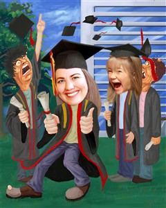 Graduation Caricature from Photo