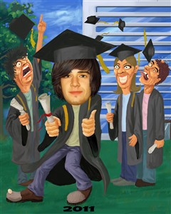 Graduation Caricature from Photo