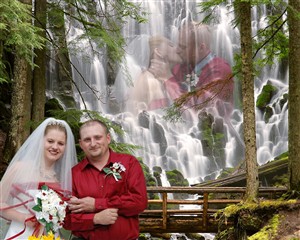 Waterfall Romance Fantasy from Photos