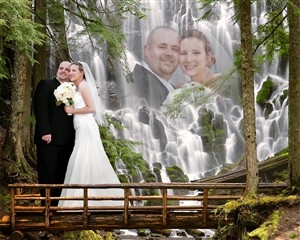 Waterfall Romance Fantasy from Photos