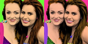 Pop Art 2-Panels from Photos