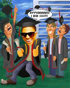 Graduation Caricature from Photo