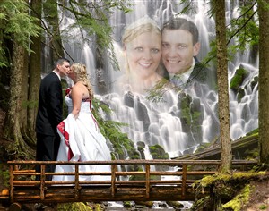 Waterfall Romance Fantasy from Photos