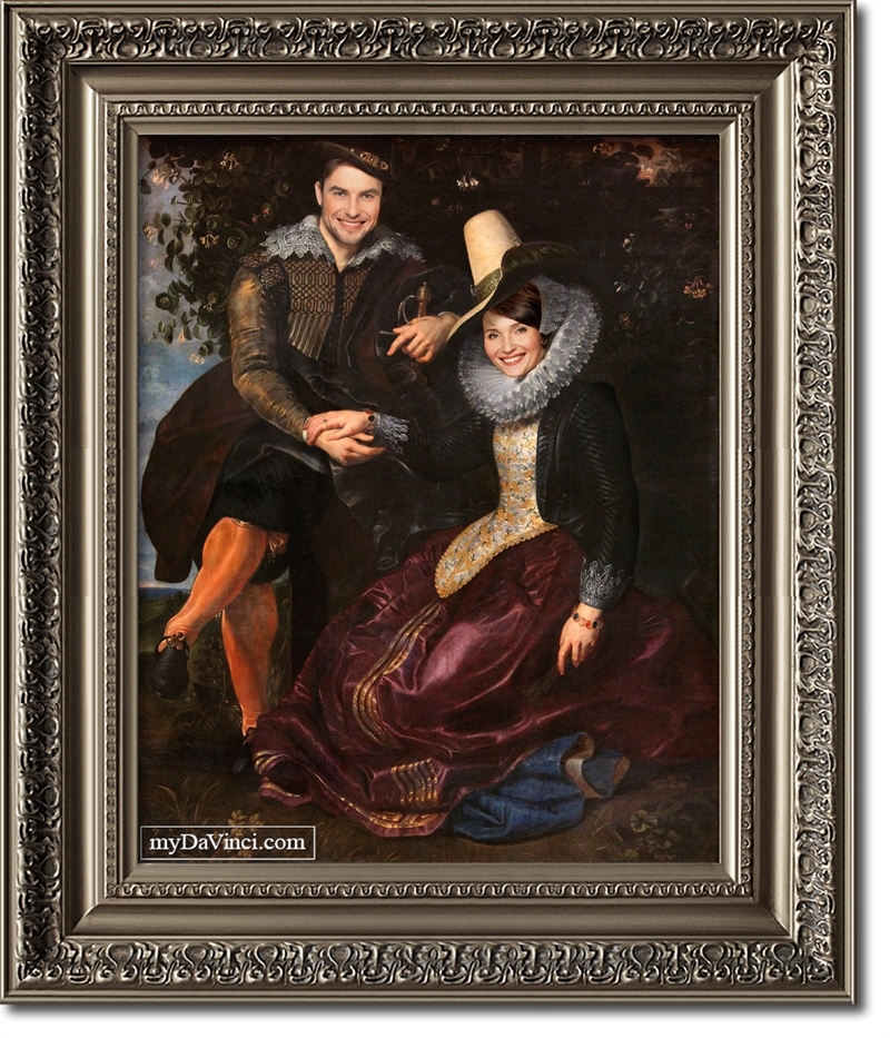 Custom Renaissance Portrait Artist and His Wife from Pho