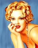 Drew Barrymore Pop Art Print