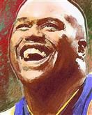 Shaquille ONeal Pop Art Print