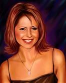Sarah Michelle Gellar Pop Art Print