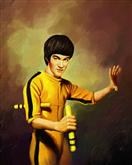 Bruce Lee Oil Painting Giclee
