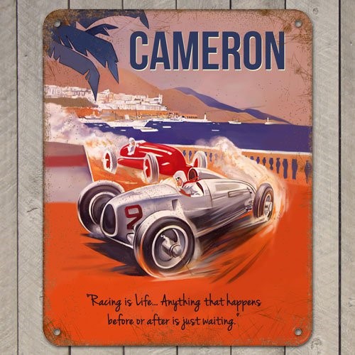 Monte Carlo Metal Sign - myDaVinci