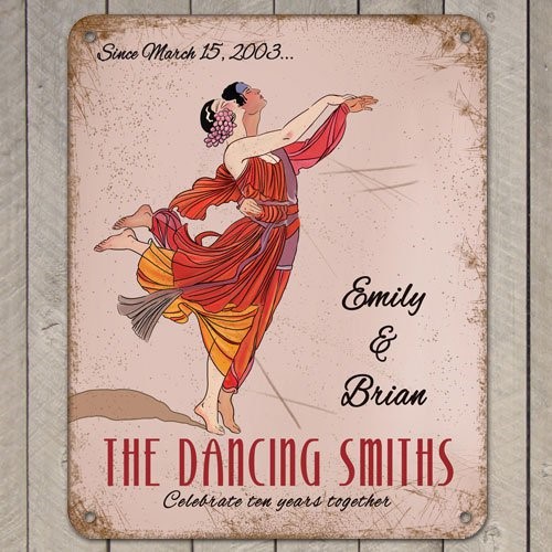 Greek Duet Dance Metal Sign - myDaVinci