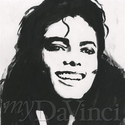 Michael Jackson Ink Rendering Print - myDaVinci