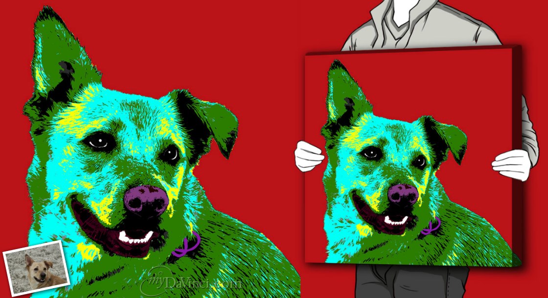 Pop Art 1 Panel from Photos | myDaVinci