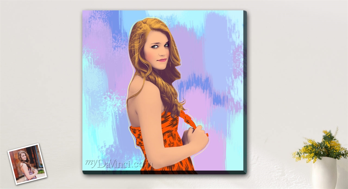 Pop Art 1 Panel from Photos | myDaVinci