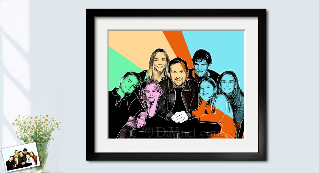 Pop Art Color Blocks from Photos | myDaVinci